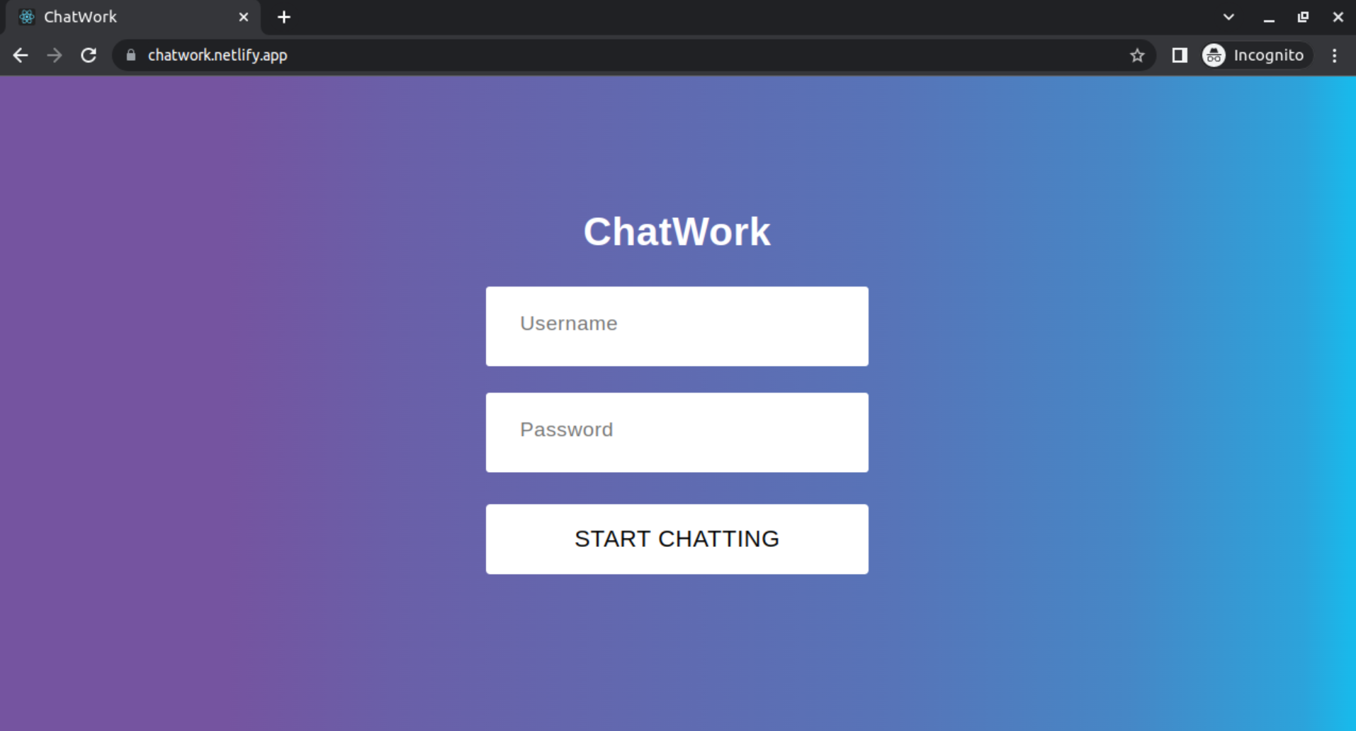 GitHub - glunkad/ChatWork: Web App built using with React JS and Chat ...