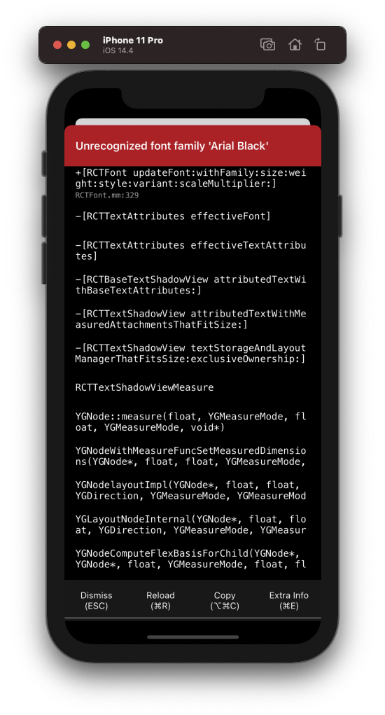 FluentTester can't render Font Family Arial Black on iOS · Issue #657 ...