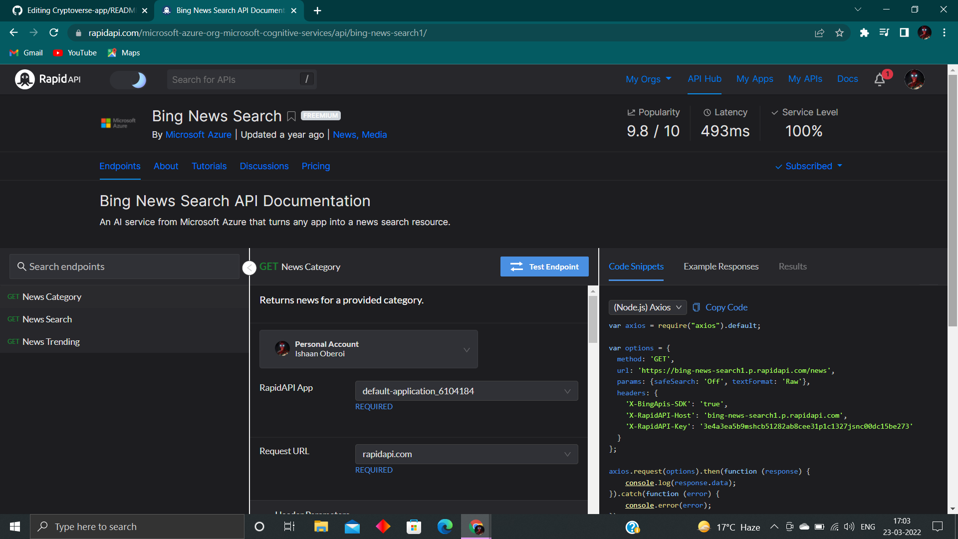 GitHub - Ishaan25-tech/Cryptoverse-app: My project was inspired by this ...