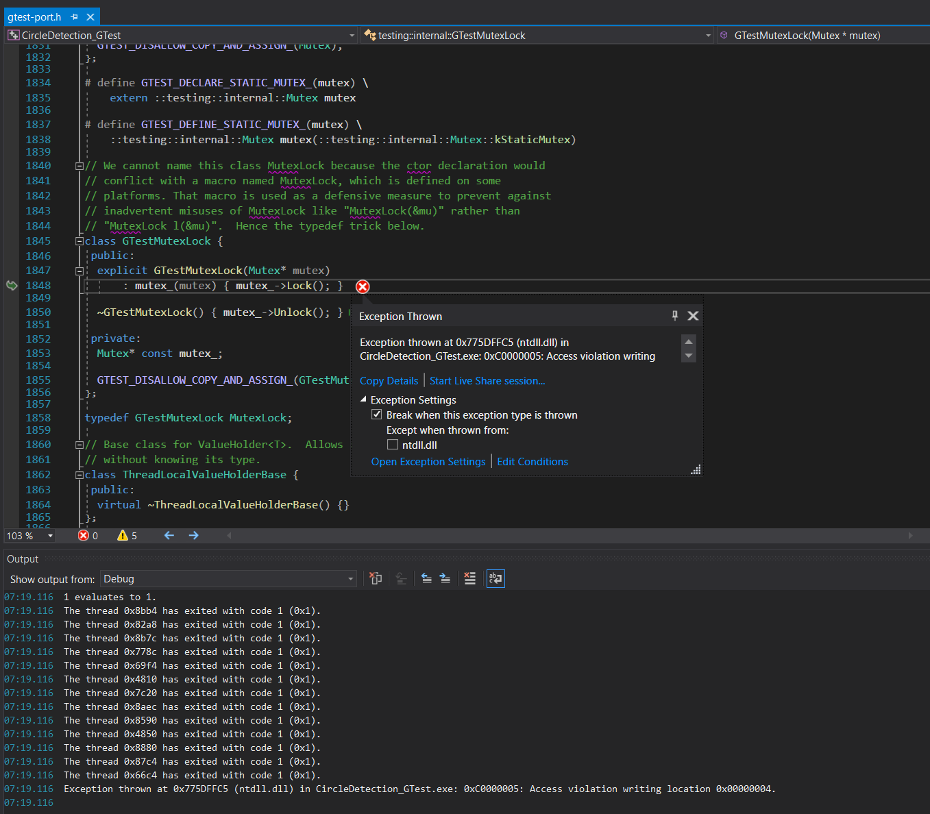 Unresolved symbol when using parameterized test · Issue #292 · google ...
