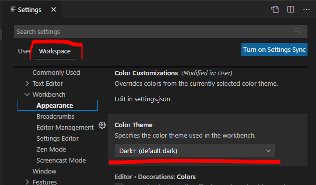 Setup different color themes across multiple windows · Issue #119079 ...