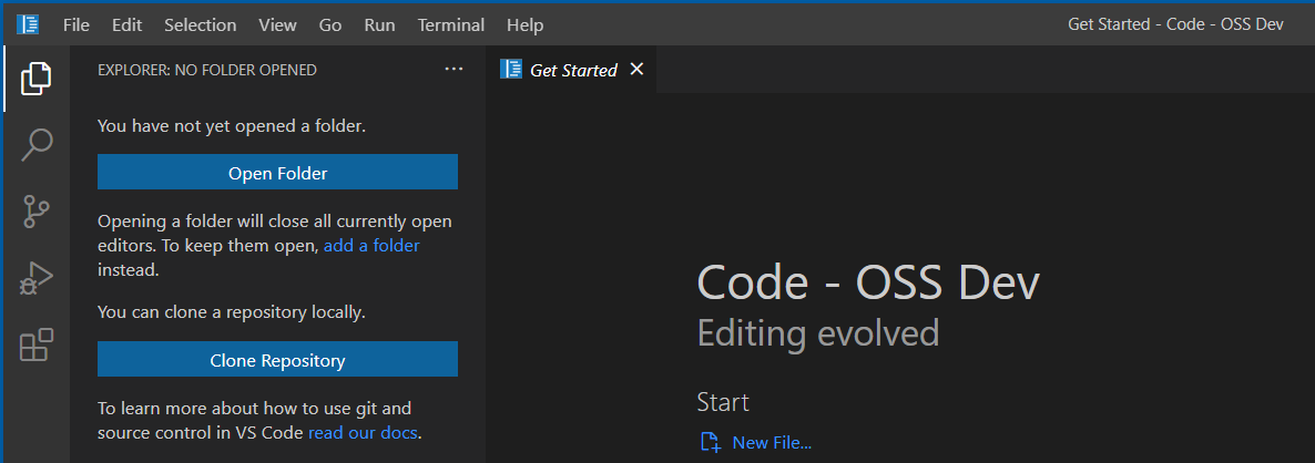 Opening folder closes the opened files. · Issue #137414 · microsoft ...