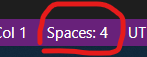 Wrong indetion process when tab · Issue #149260 · microsoft/vscode · GitHub