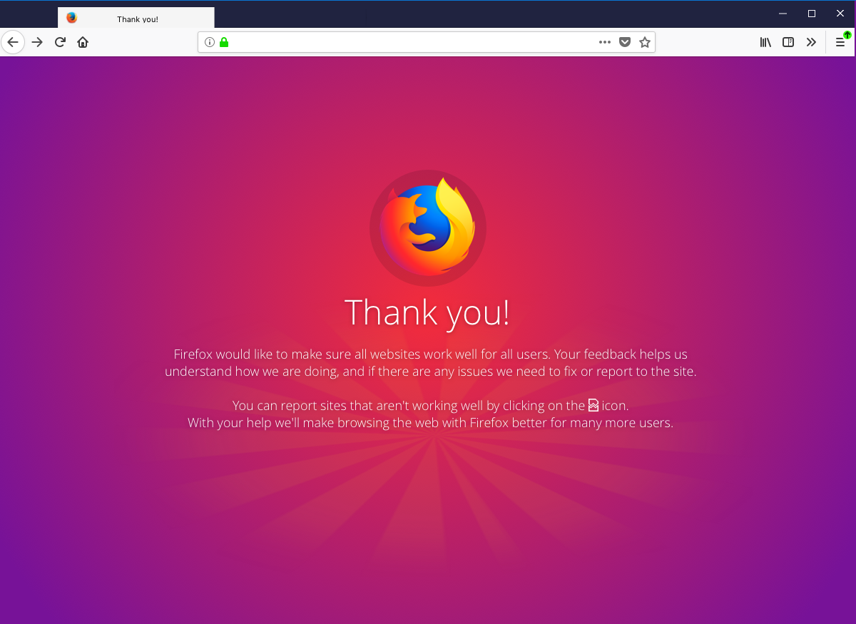 Build Thank You and Why am I seeing this pages. · Issue #21 · mozilla ...