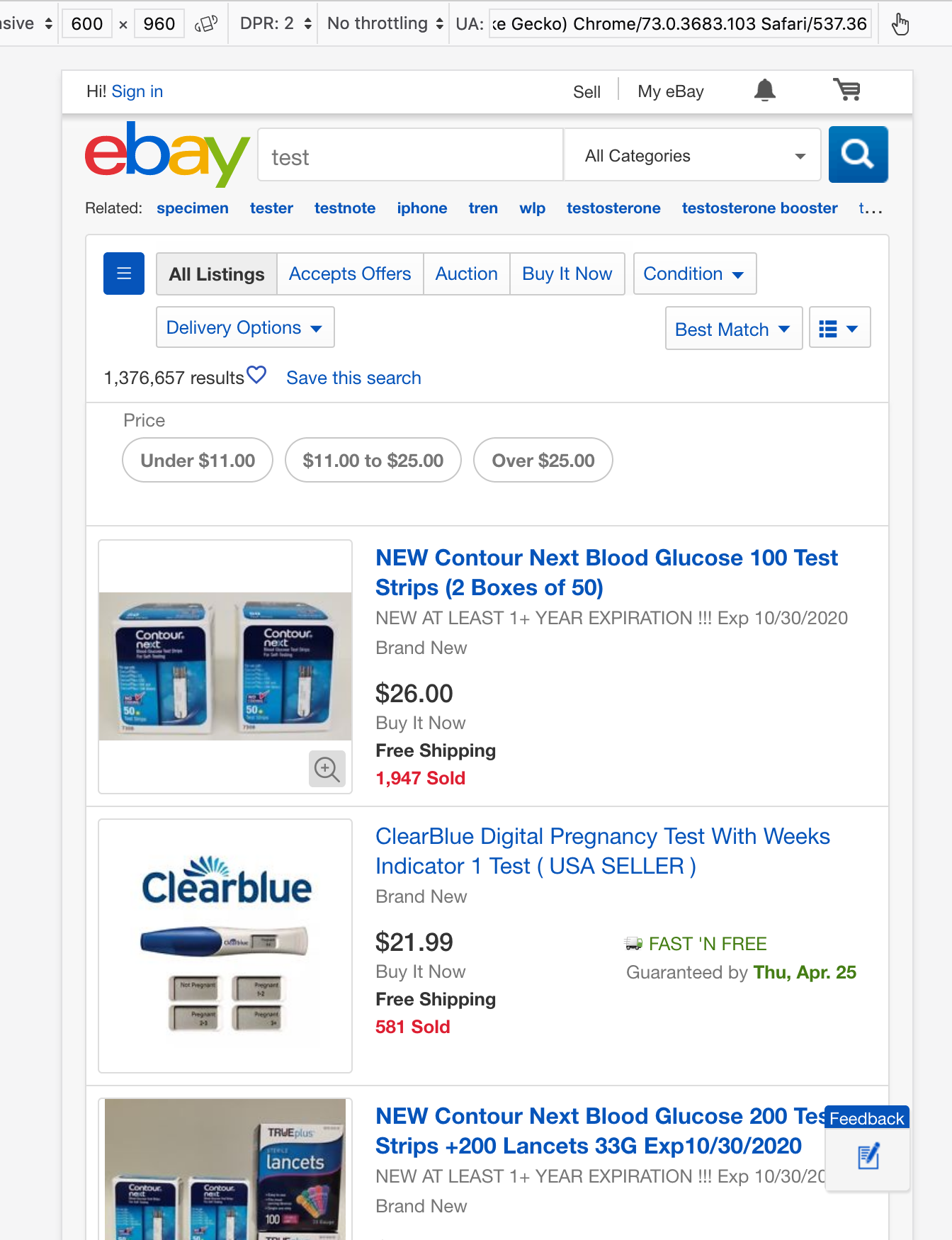 m.ebay.com - design is broken · Issue #28470 · webcompat/web-bugs · GitHub
