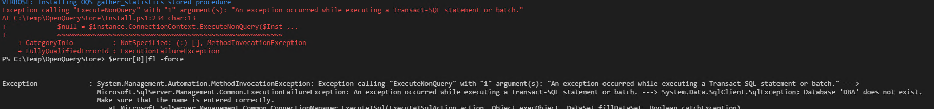 Install fails when database has - in name ;-) · Issue #40 ...