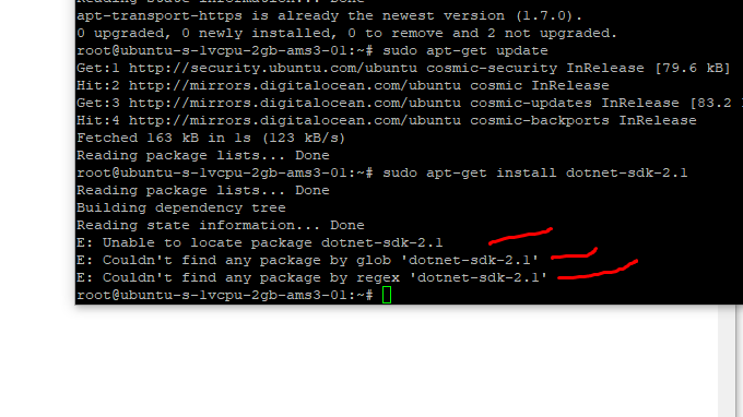 Core SDK Installition fails on ubuntu 18.04.1 · Issue #2024 · dotnet ...