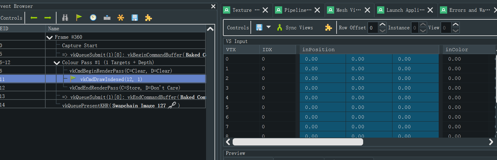 Frame capature only works with queue capture action · Issue #1835 ...