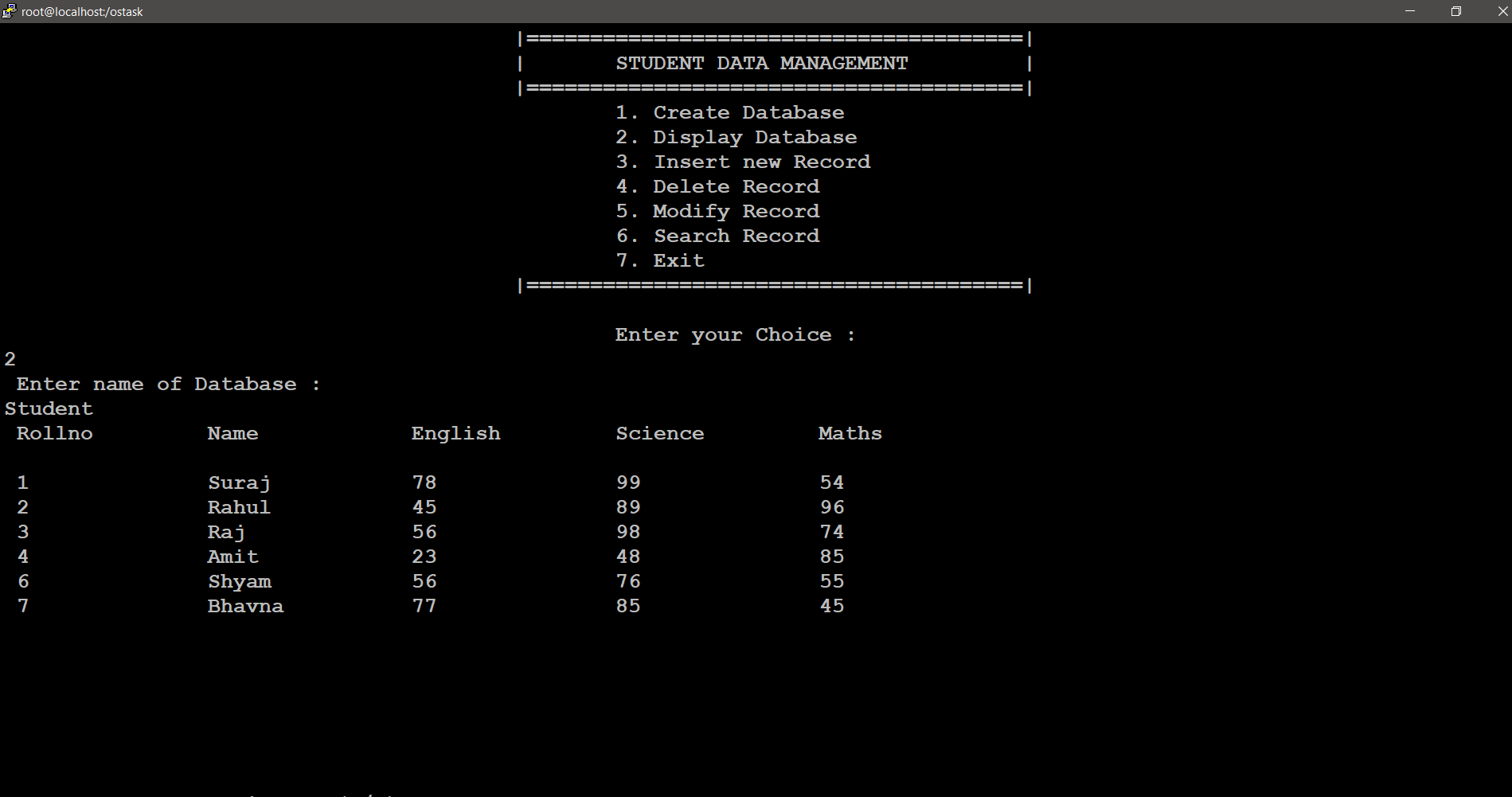 Student Database Software Command Line GitHub - surajwarbhe/Student-Database-Management-Shell-Program · GitHub
