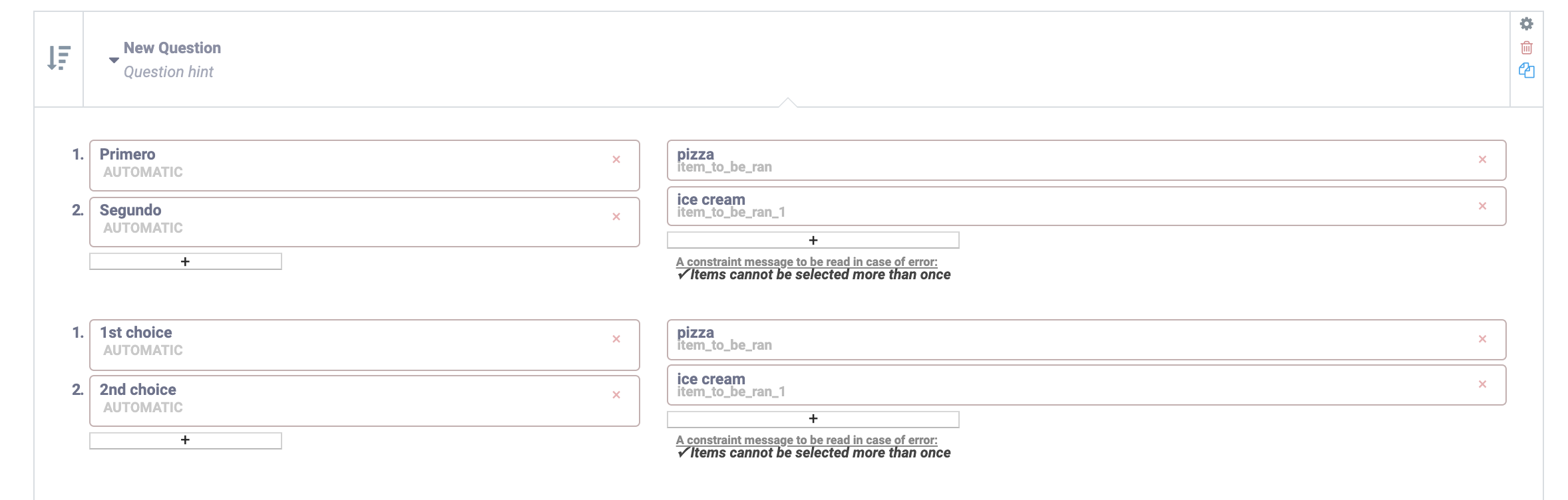 Ranking options in formbuilder are displayed twice · Issue #2421 ...