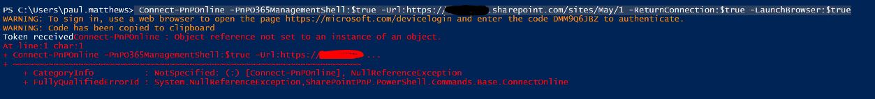 connect-pnponlineerror