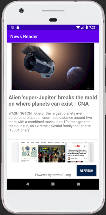GitHub - alexvalentin/News-Reader: News Reader Project (Google Atelier ...