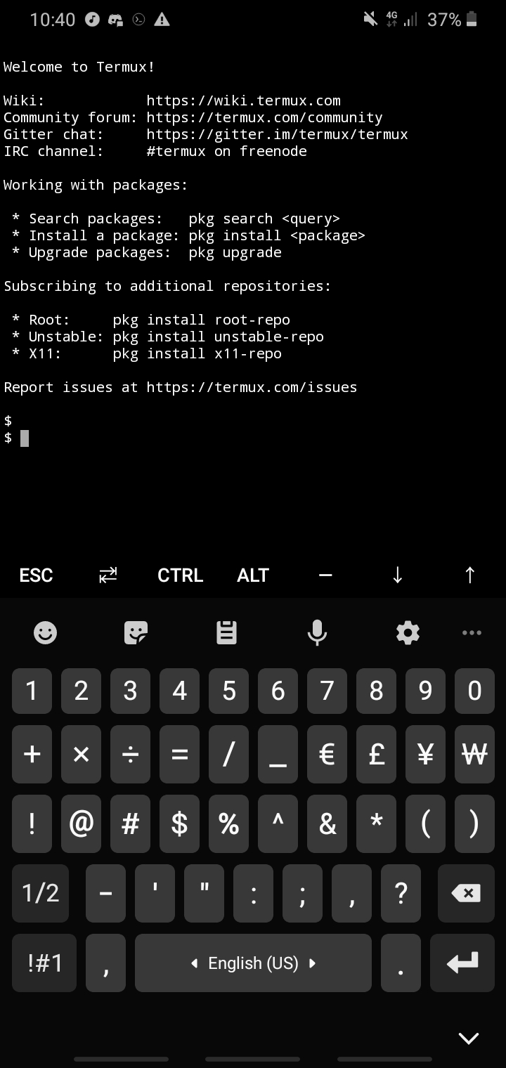 Keyboard not working · Issue #1406 · termux/termux-app · GitHub