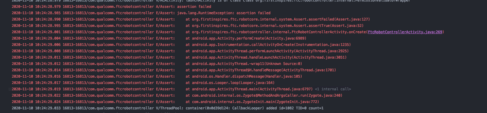 App can't launch when deployed via Android Studio · Issue #42 · FIRST ...