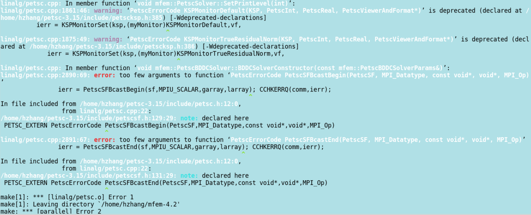 link error with PETSc · Issue #2299 · mfem/mfem · GitHub