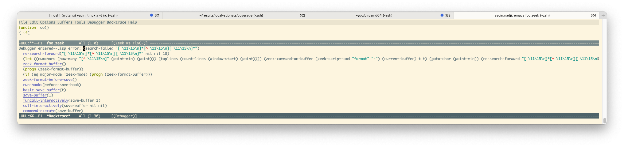 On syntax error, exit with non-zero status and show error · Issue #11 ...