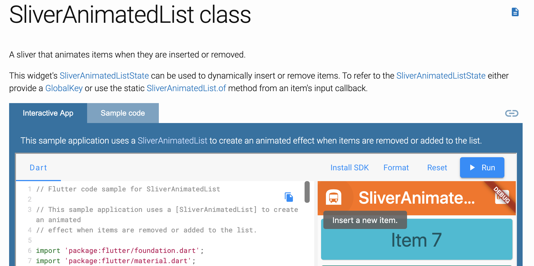 Animated Diagrams for AnimatedList & SliverAnimatedList · Issue 43521 · flutter/flutter · GitHub