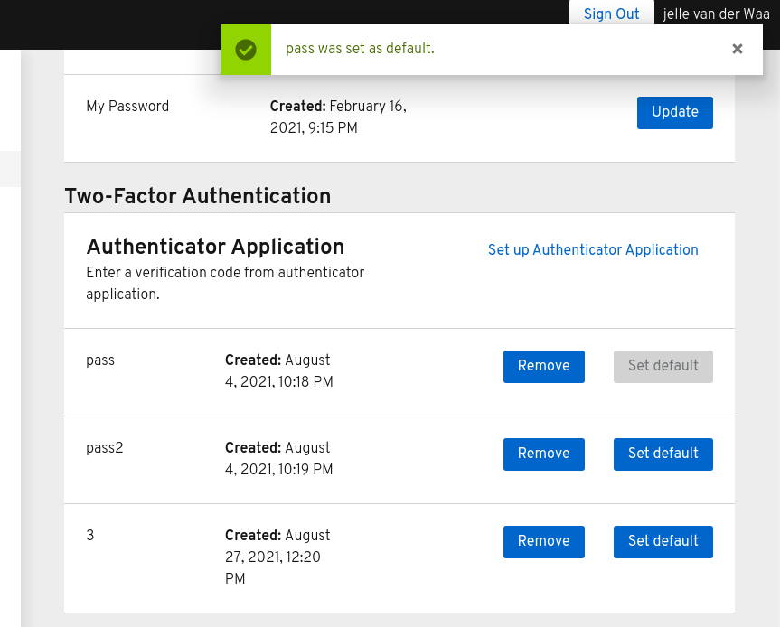 Add ability to set default authenticator by jelly · Pull Request 8397