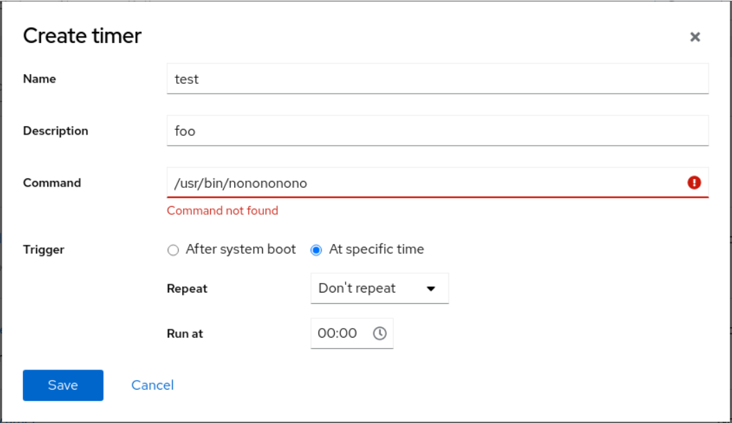 Check if command exists when creating a systemd timer by jelly pull request 17157 cockpit 