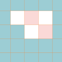 Placing groups of tiles over existing tiles results in half the tiles ...