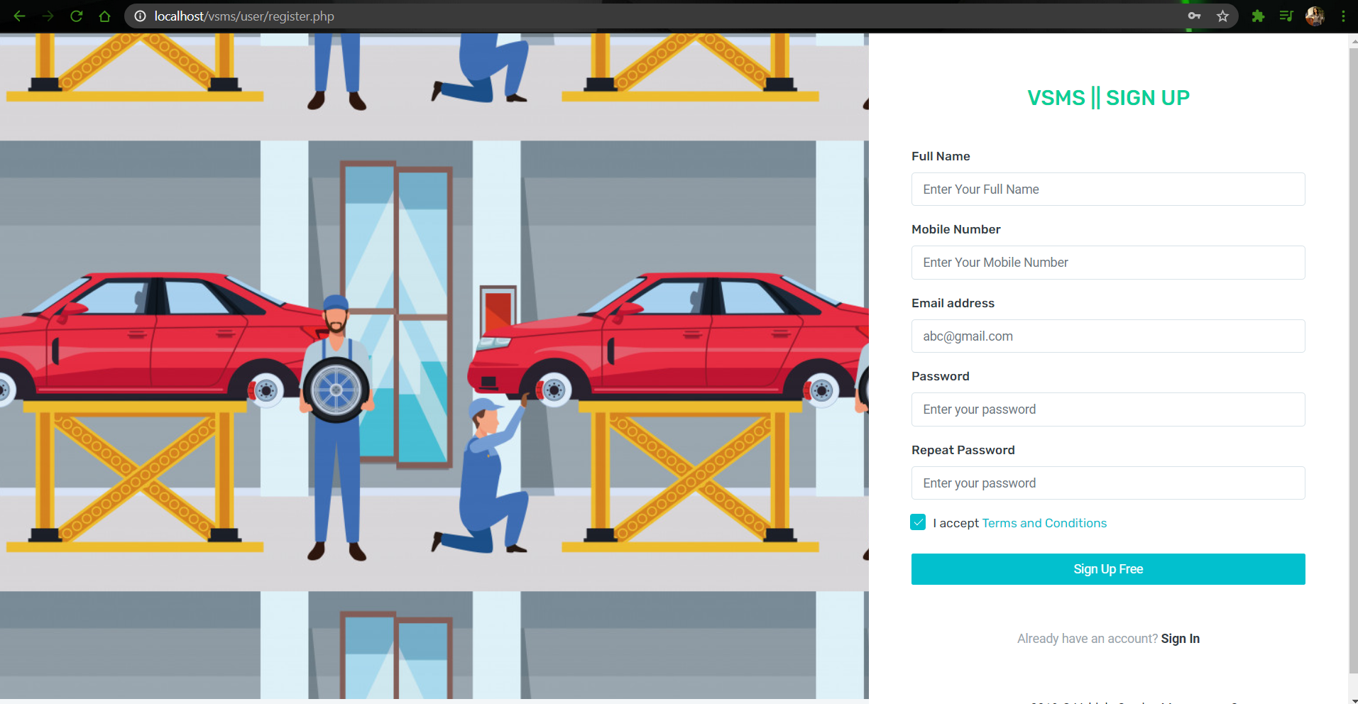 GitHub sayalikshirsagar/VehicleServiceManagemntSystemProject The objective of the Vehicle