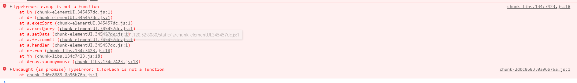开发一切正常，部署却报错：TypeError: e.map is not a function · Issue #2999 ...