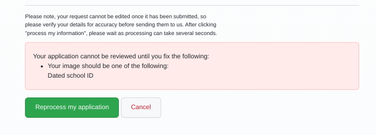 Github Education Cant Process My Aplication · community · Discussion ...