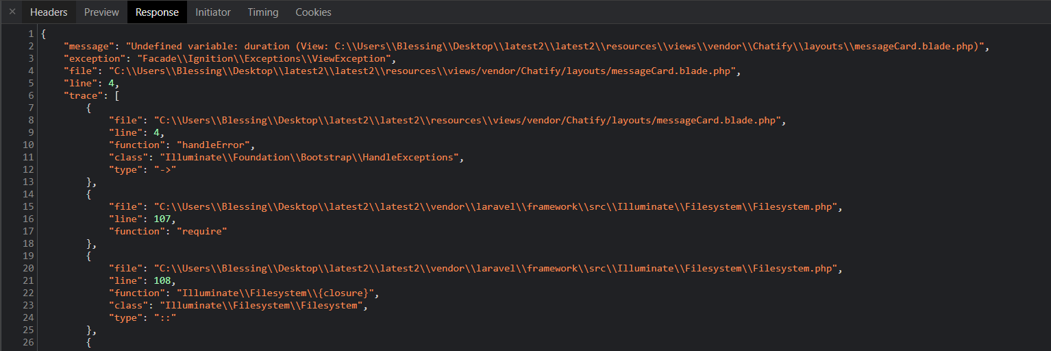 Internal Server Error · Issue #120 · munafio/chatify · GitHub