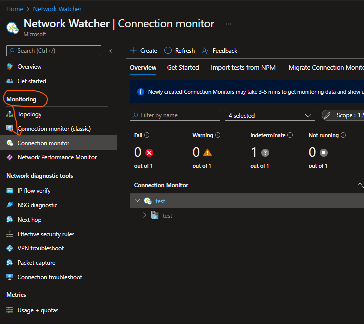Configure Connection Monitor for ExpressRoute · Issue 91304