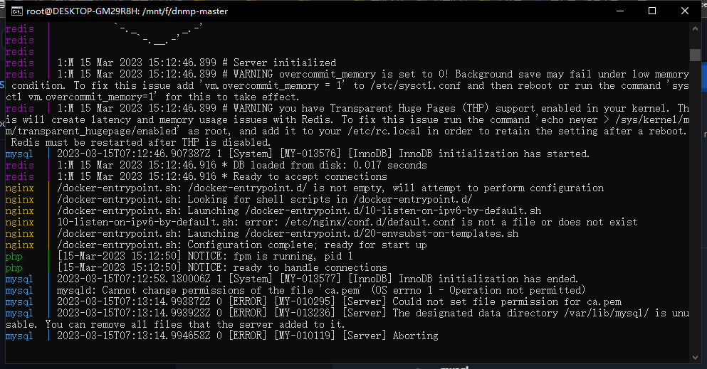 Mysql issue 531 garymengcom dnmp github