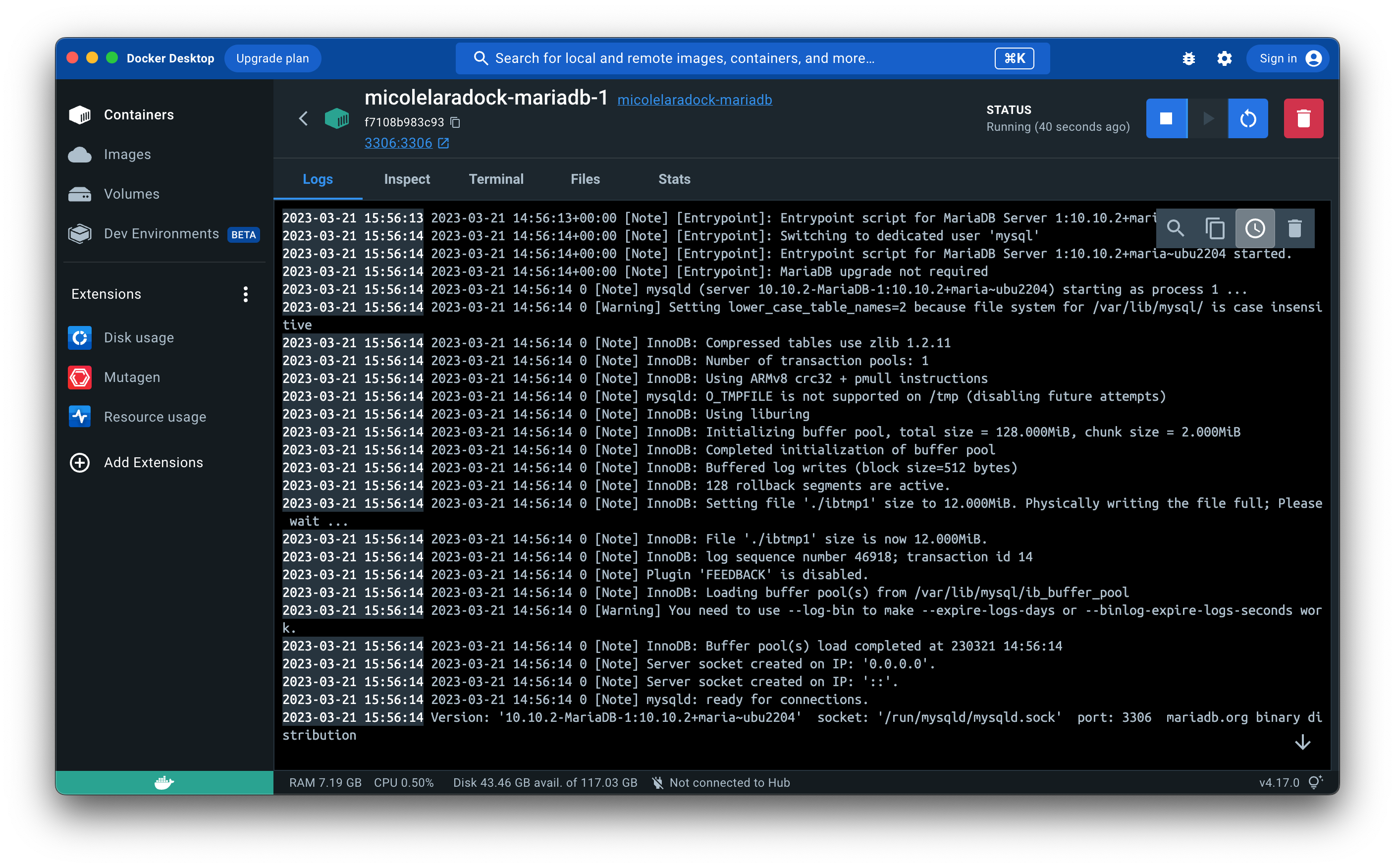 Crear un proyecto Laravel usando solo Docker · GitHub