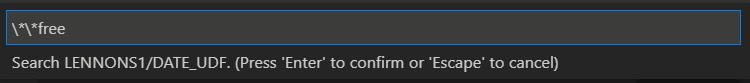 Update search. Update search
