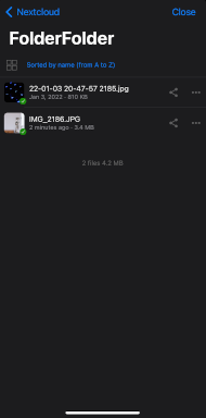 Viewing folder