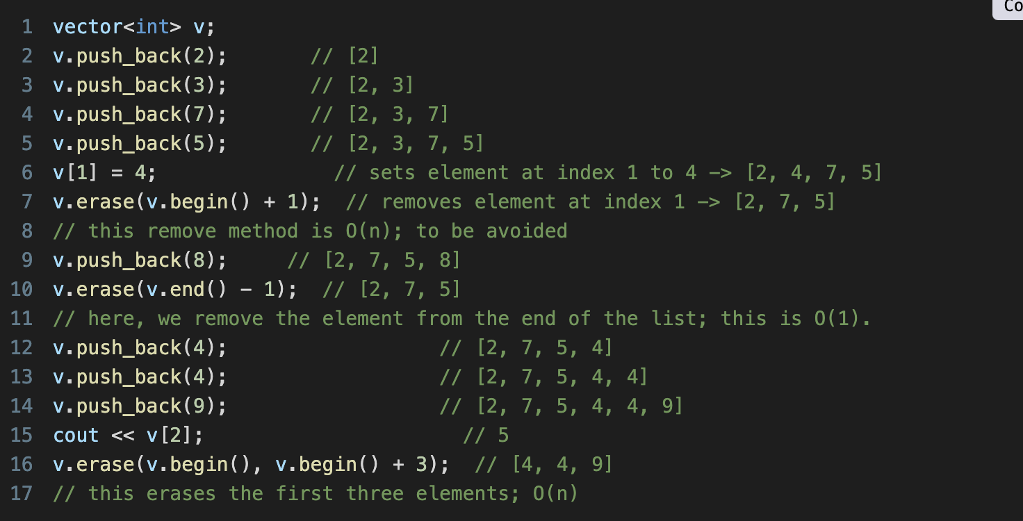 Comments in code examples do not align properly · Issue #3462 ...