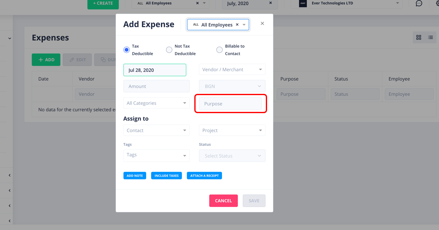Bug: Add Expense dialog box UI fixes · Issue #1881 · ever-co/ever-gauzy ...