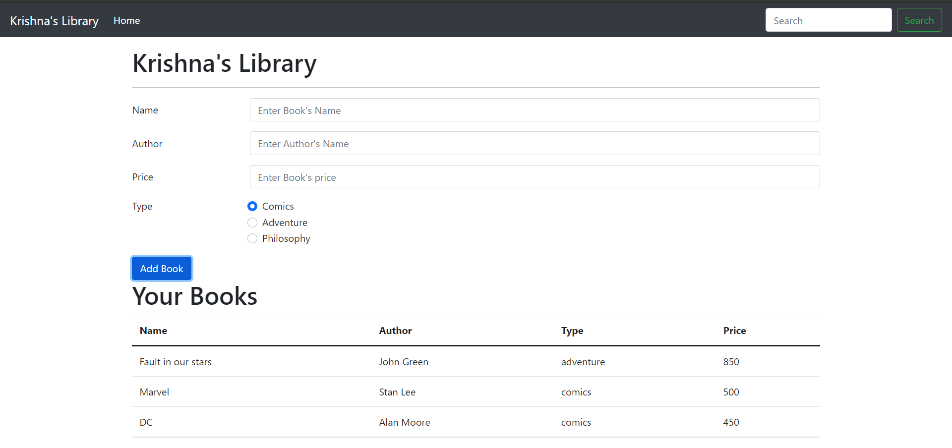 GitHub - Krishna-Pradeep-Dawalkar/Library-Management-Website: This is a ...