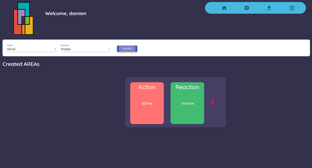 GitHub - AiresB/Area: Final Epitech 3rd year project