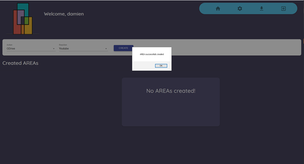 GitHub - AiresB/Area: Final Epitech 3rd year project