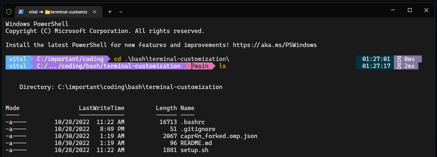 Github vitosotdihaet oh my posh themes