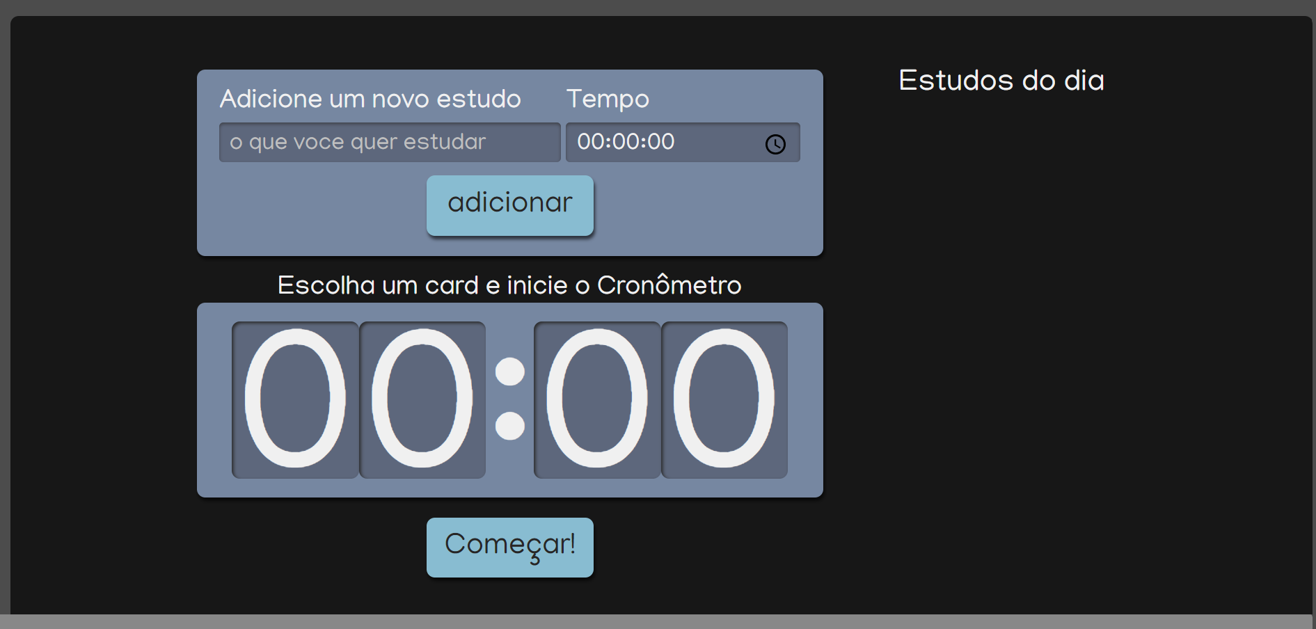 GitHub - ggsales/Cronometro-de-estudo-TypeScript: Aplicação com fins de ...