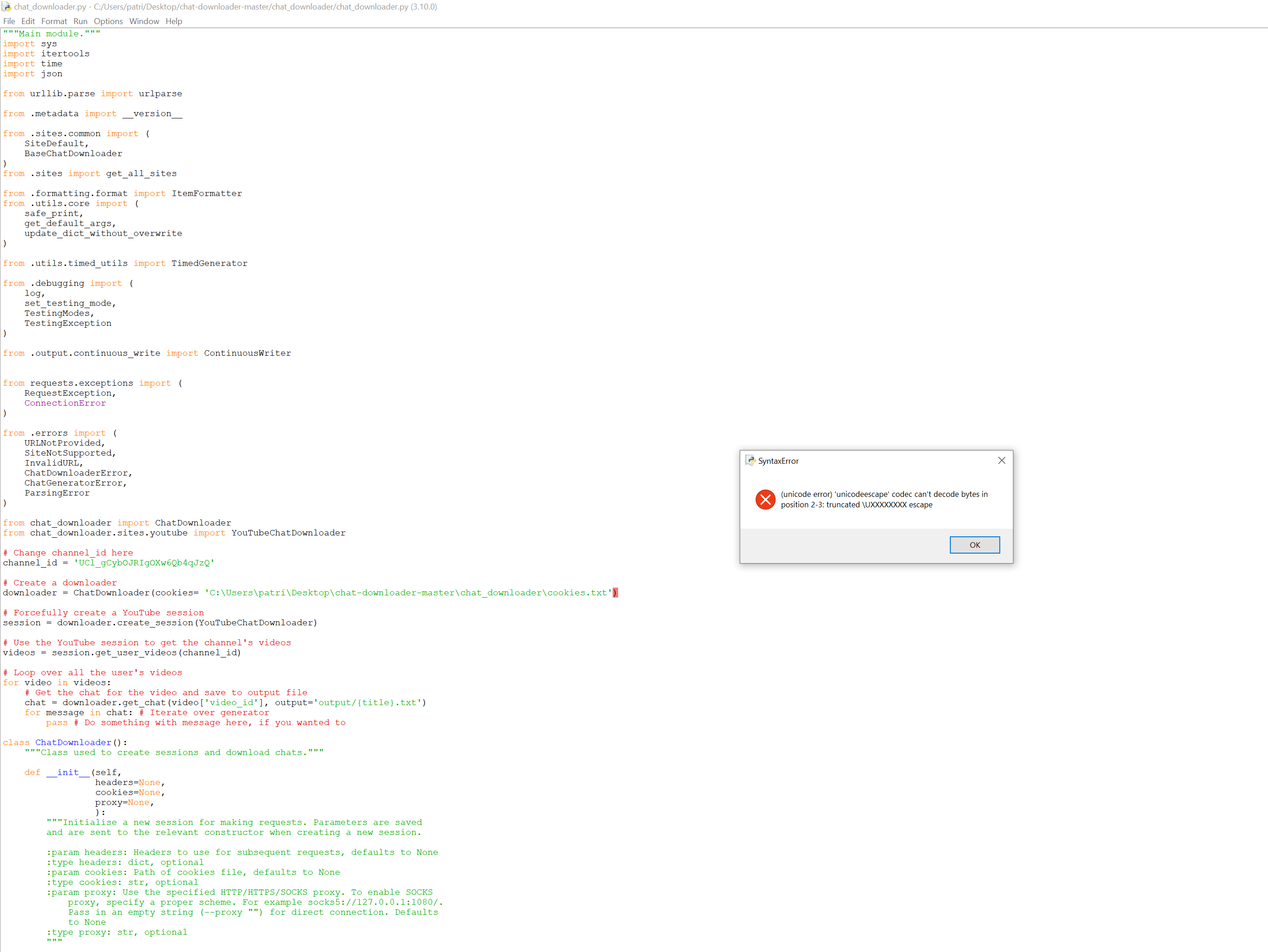 [FEATURE] Batch Download · Issue #141 · xenova/chat-downloader · GitHub