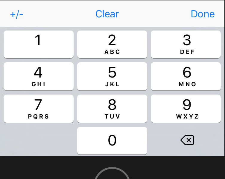 Fix for 6580 ios Keyboard.Numeric on iphone it is not possible to enter the minus sign by