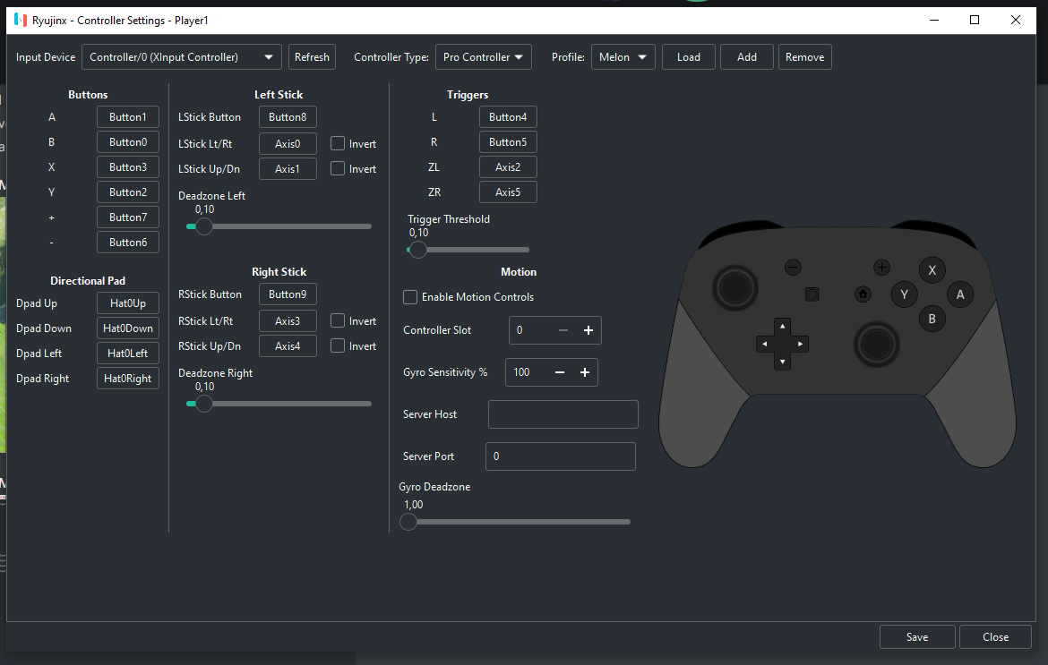Update Pro Controller Image + Trigger view by ShahilAyato · Pull Request 2128 · Ryujinx