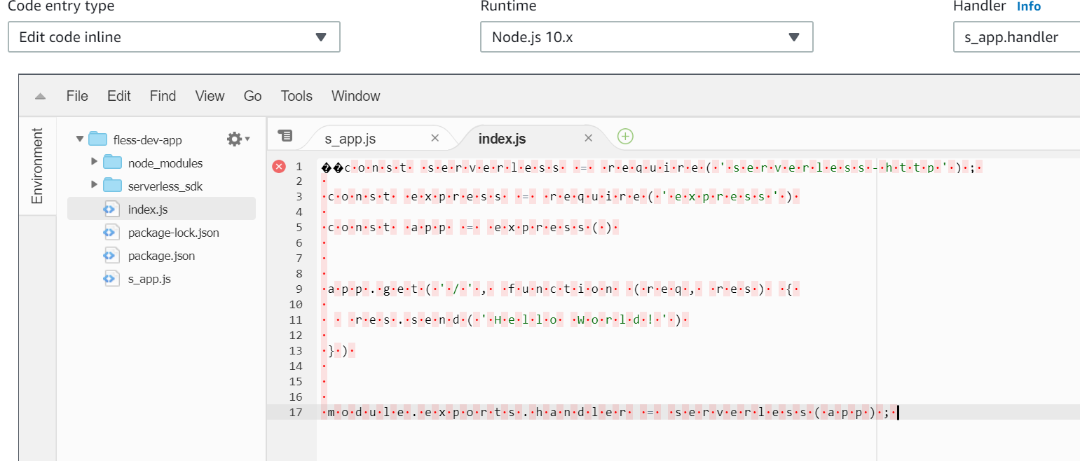 Bug in example code on AWS · Issue #6900 · serverless/serverless · GitHub