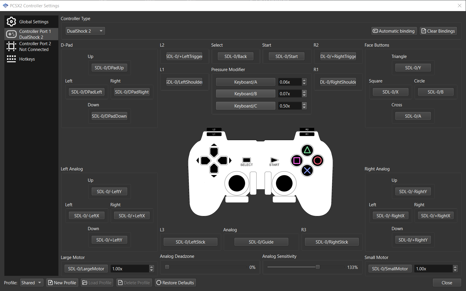 [Feature Request] Multiple pressure modifiers in controller settings