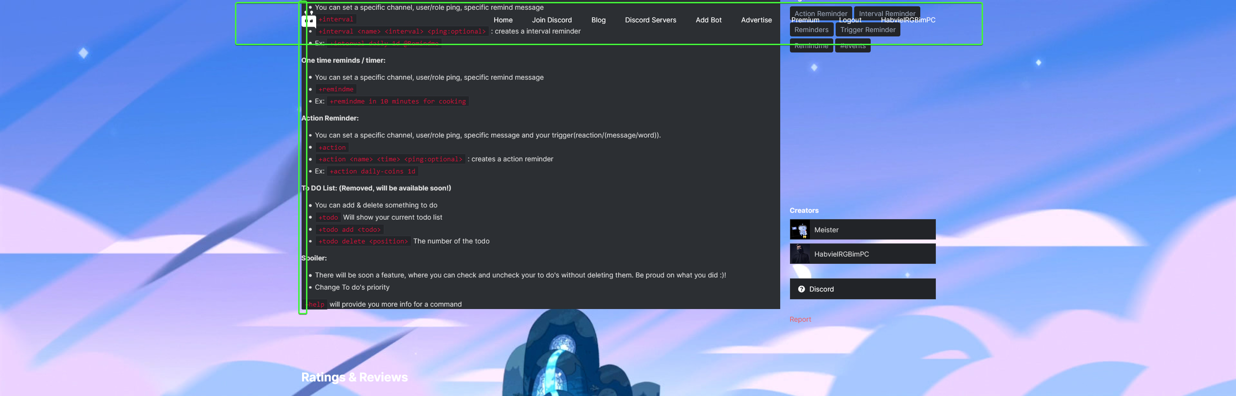 Navbar transparence AND need more padding · Issue #718 · top-gg/issues ...