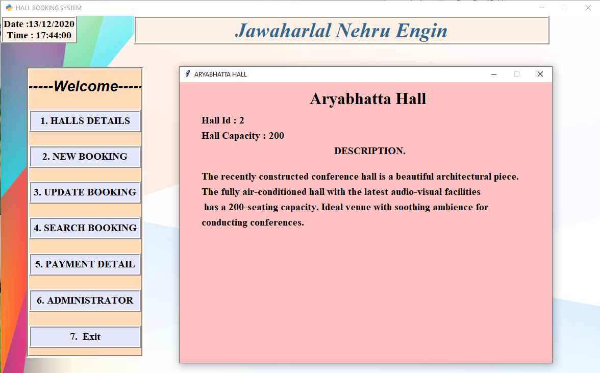 GitHub - abhishek-B-K/Hall-Management-System: It's a python-based ...