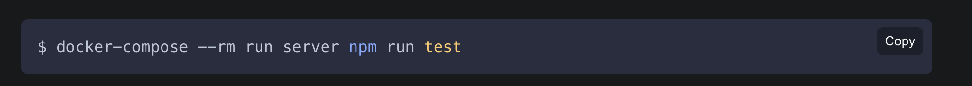 [Docs]: Fix/Update docker cmds for running tests · Issue #954 · ToolJet ...