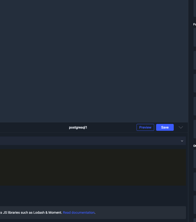 Extra space (1px) between the query pane and the widget section · Issue ...