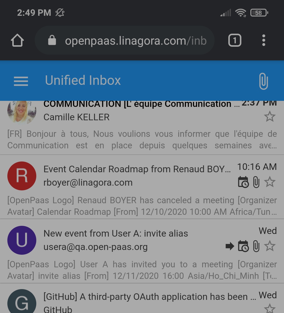The first email in the inbox is always clipped on page load. · Issue 286 · linagora/esn